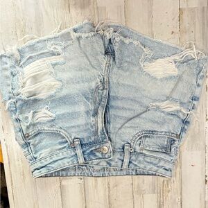 American Eagle Outfitters Light Blue Jean Shorts